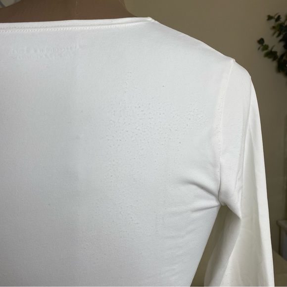 Abercrombie & Fitch Long-Sleeve White Bodysuit - Picture 4 of 8